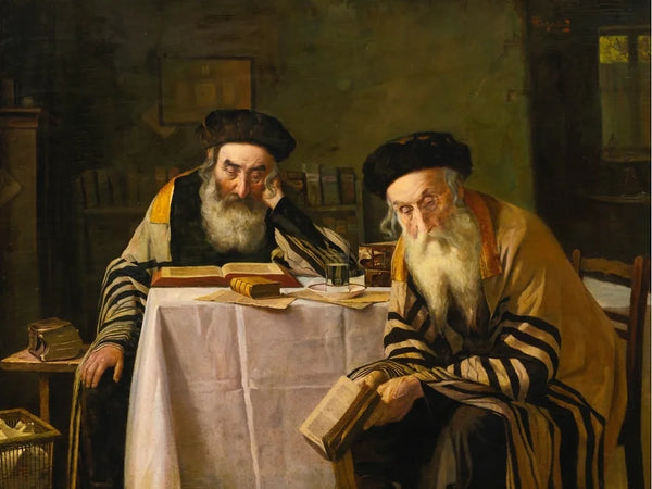 Rabbis at a table