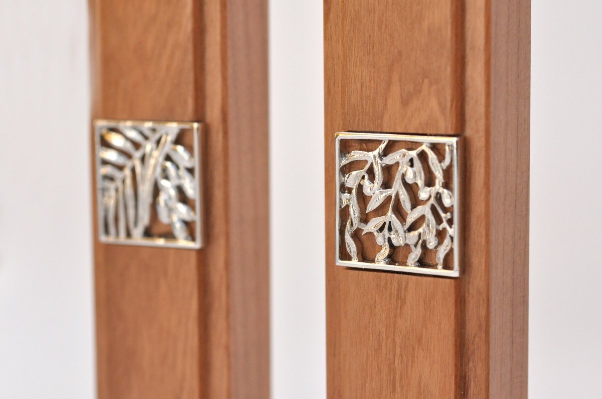 7 Species Set Israel Mezuzah - Itzhak Luvaton - JLuxury