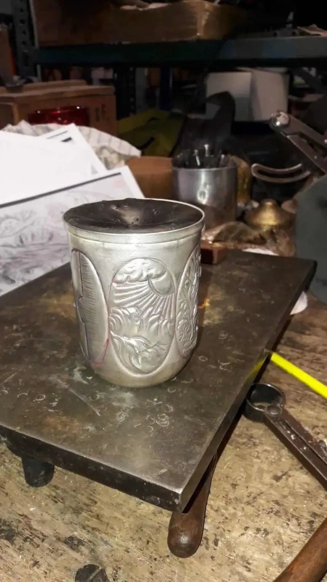 Days of Creation Sterling Silver Kiddush Cup - Zion Hadad - JLuxury