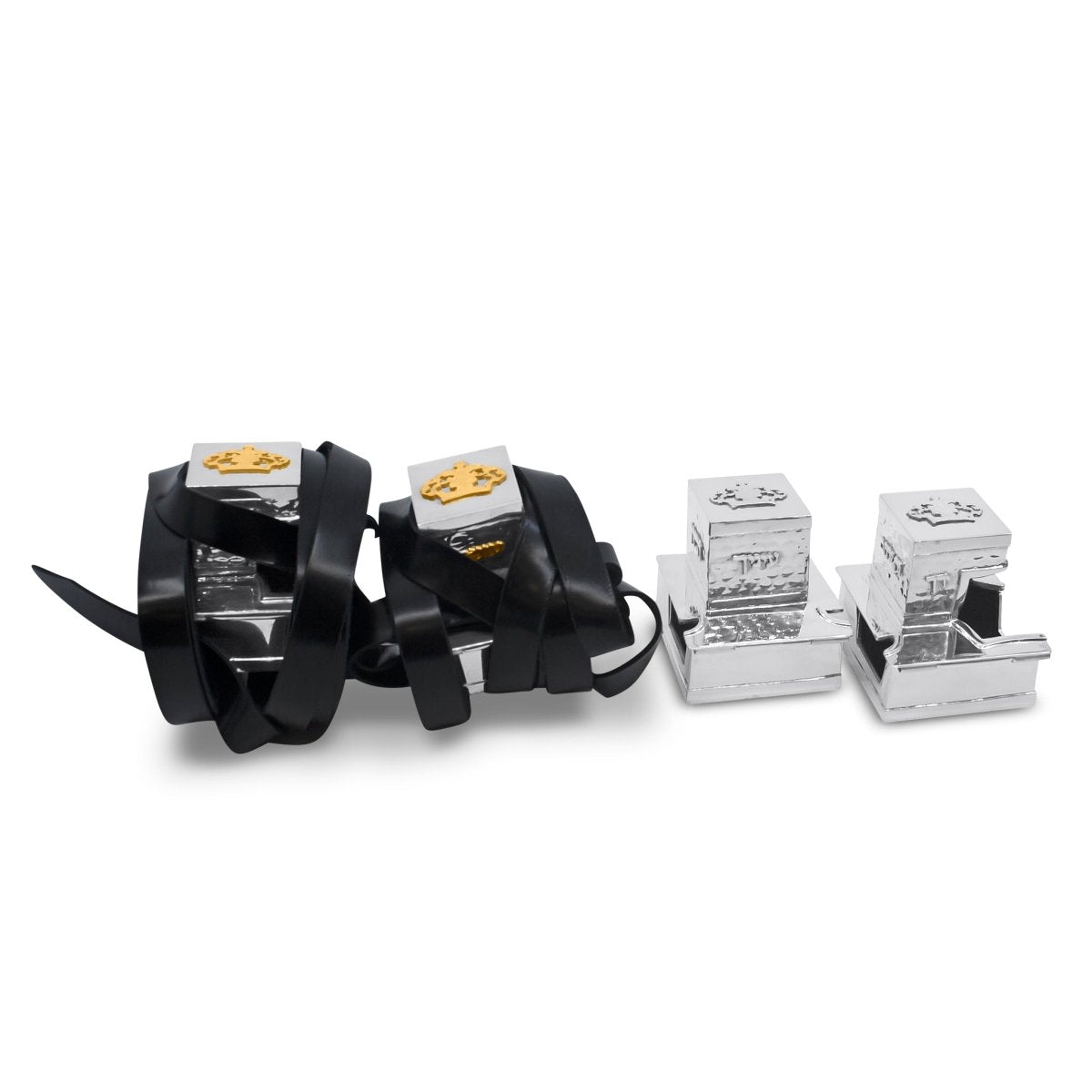 Kotel Sterling Silver Teffilin Boxes - Zion Hadad - JLuxury