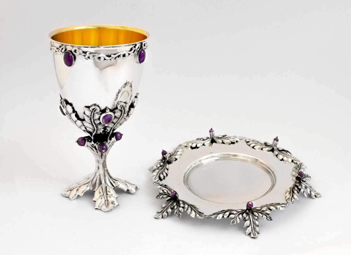 Majestic Amethyst Elijah Cup Set - Avi Nadav - JLuxury