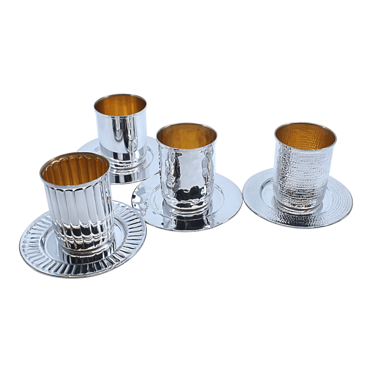 Modern Dotted Kiddush Cup Set - Zion Hadad - JLuxury