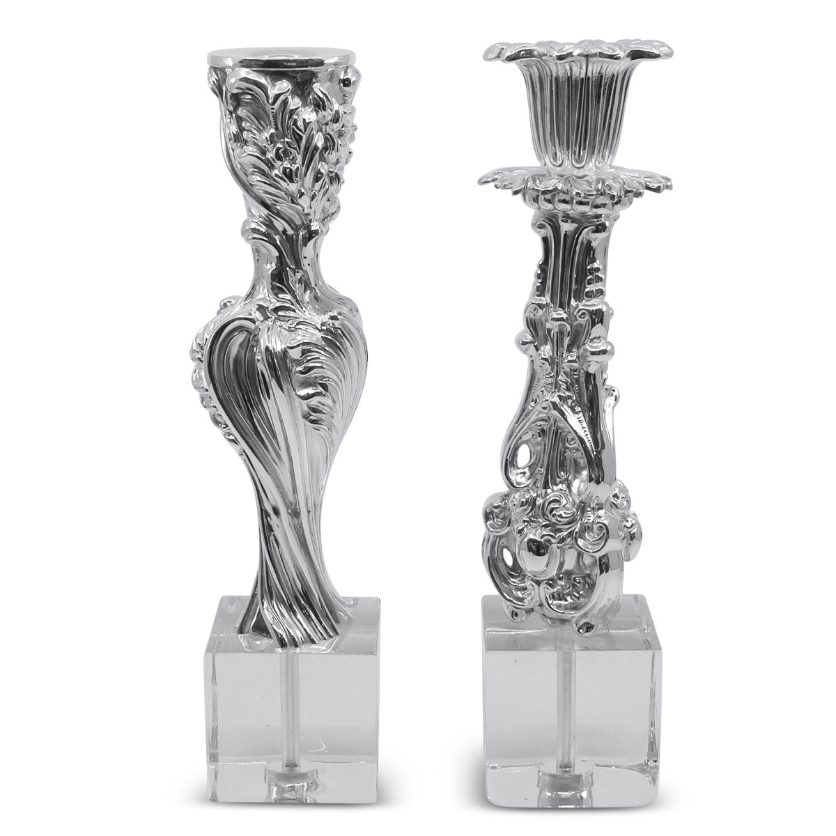 Modern Sterling Silver Hanukkiah for Hanukkah - Zion Hadad - JLuxury