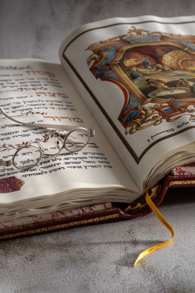 Passover Hand Made Haggadah - Zion Hadad - JLuxury