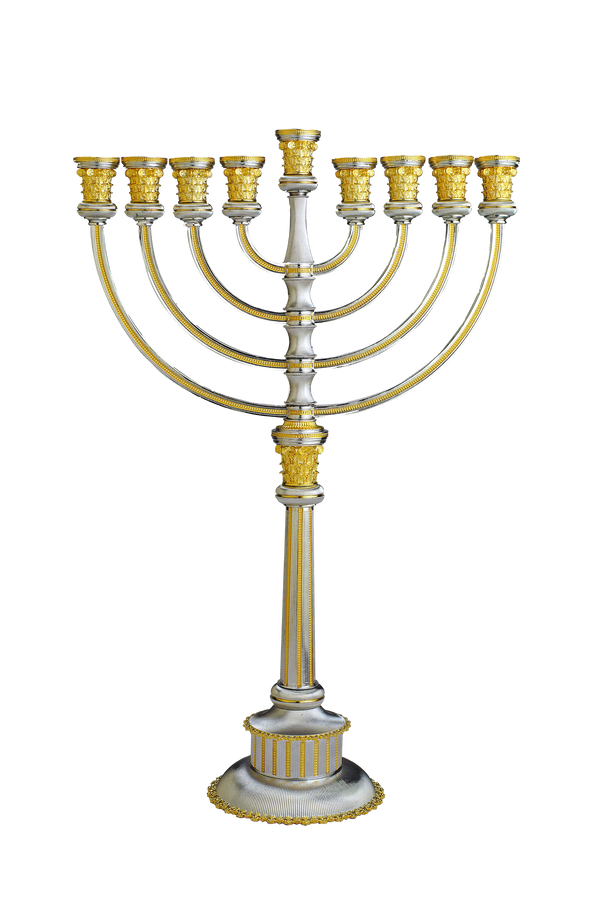 The Round Chanukah Menorah