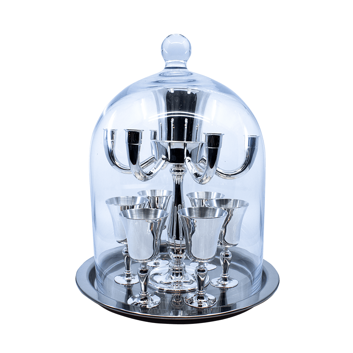 A Shabbat Candelabra and Kiddush Fountain of Wine - Zion Hadad - JLuxury