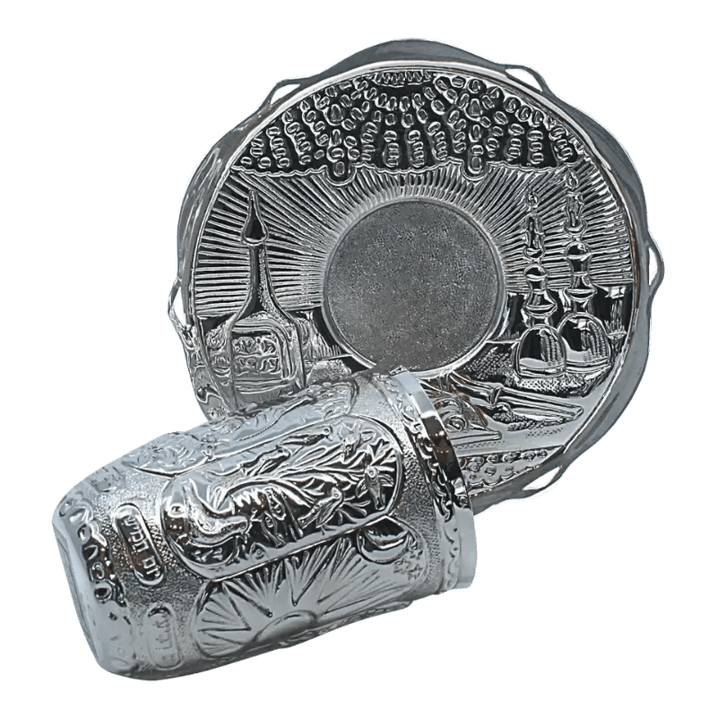Days of Creation Sterling Silver Kiddush Cup - Zion Hadad - JLuxury
