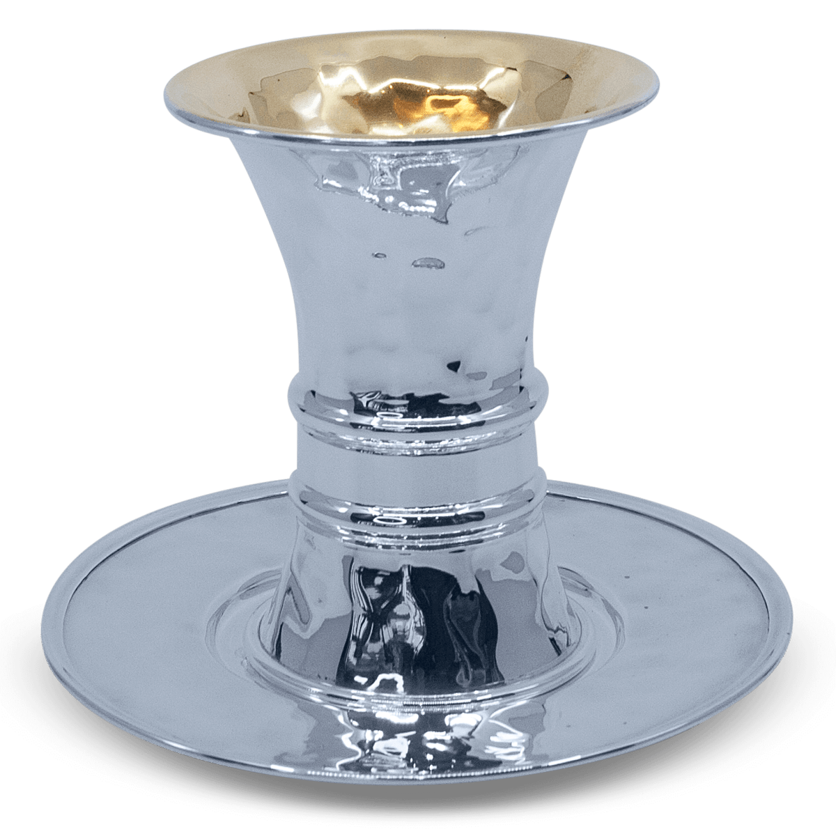 Hammer Sterling Silver Kiddush Cup Set - Zion Hadad - JLuxury