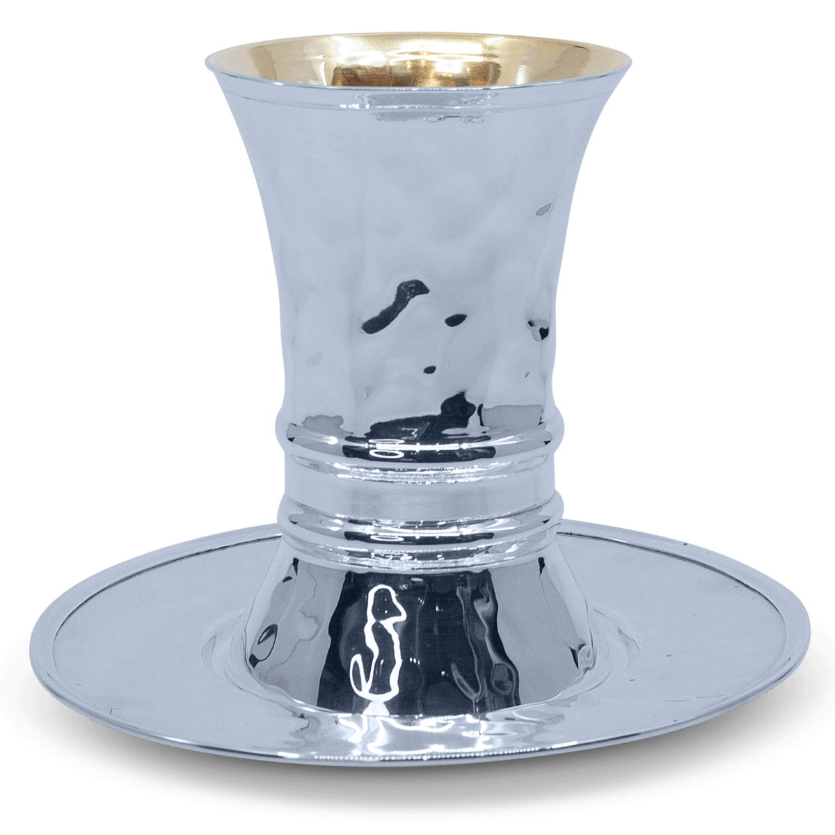 Hammer Sterling Silver Kiddush Cup Set - Zion Hadad - JLuxury