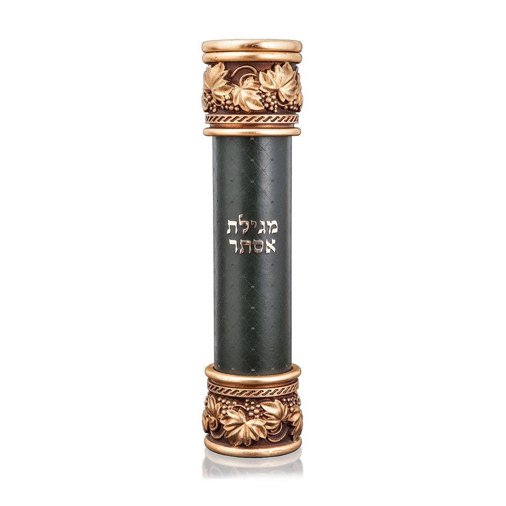 Italian Leather Megillah Esther Case - David Roytman - JLuxury