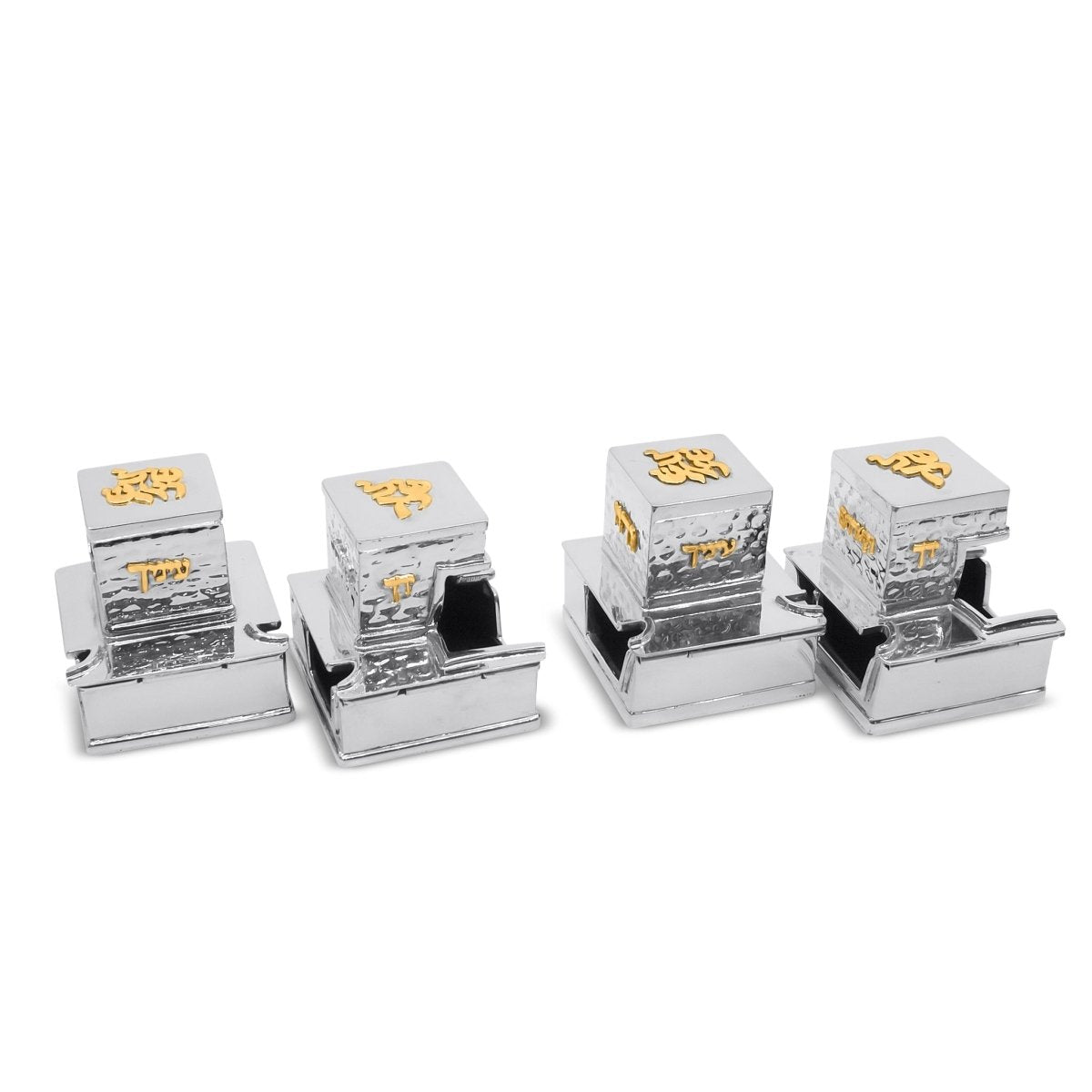 Kotel Sterling Silver Teffilin Boxes - Zion Hadad - JLuxury