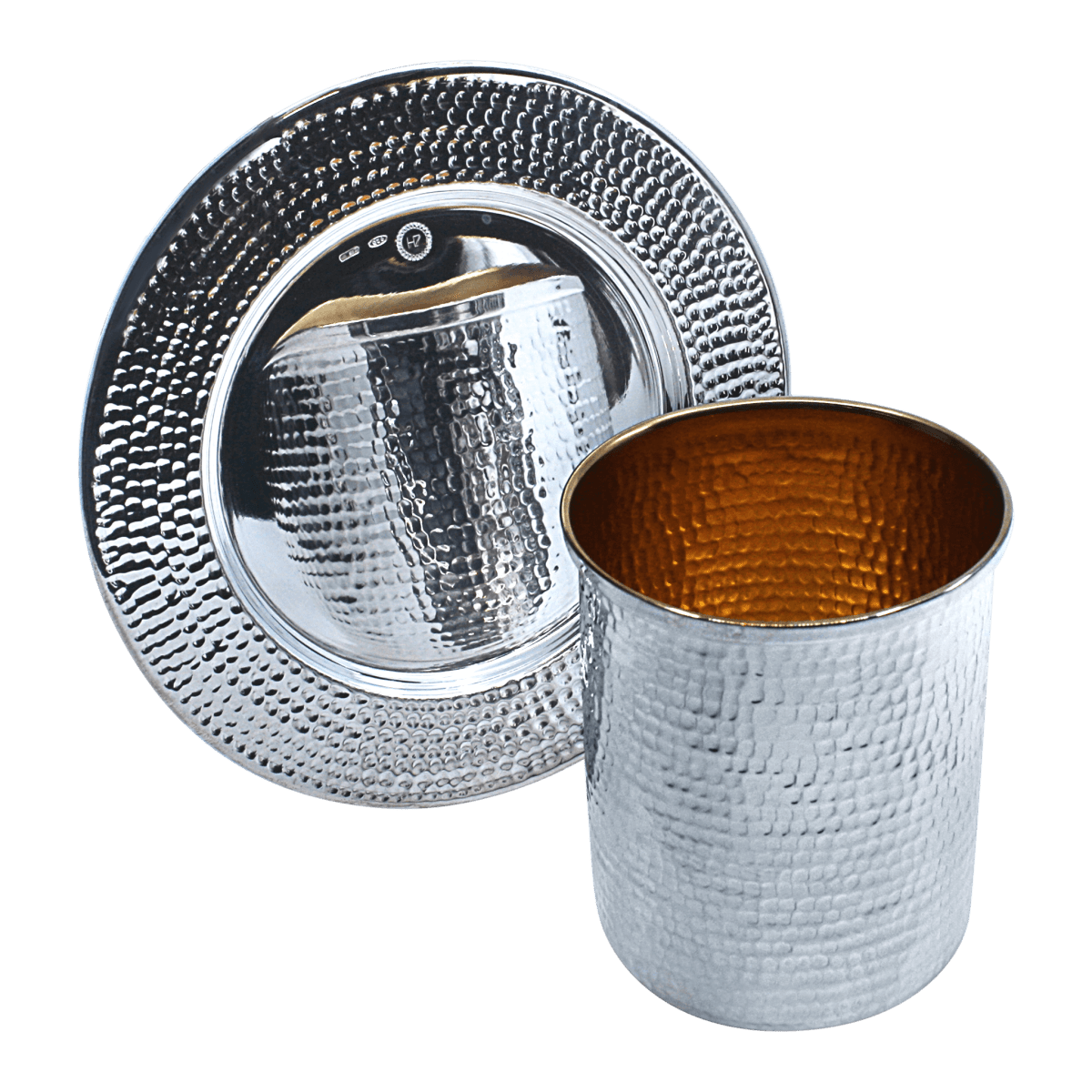Modern Dotted Kiddush Cup Set - Zion Hadad - JLuxury