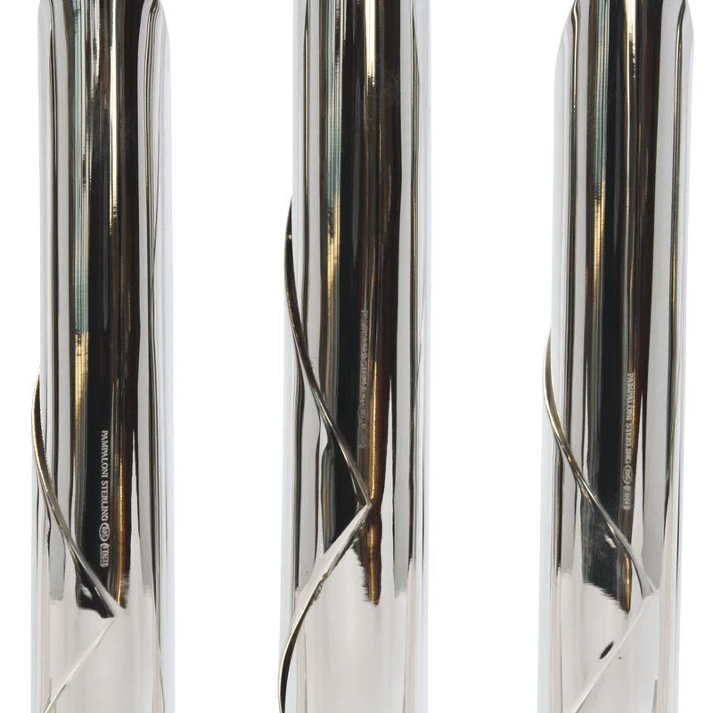 Modern Sterling Silver Hanukkah Menorah - Zion Hadad - JLuxury