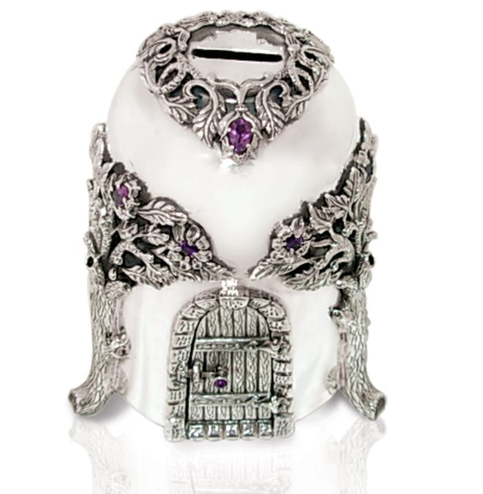 One of a Kind Silver House Tzedaka Box - Avi Nadav - JLuxury