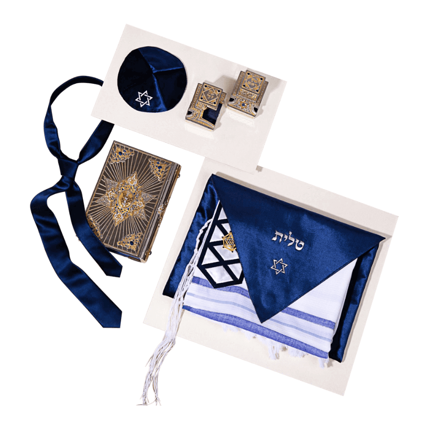 Siddur, Tallit and Teffilin Set - Zion Hadad - JLuxury
