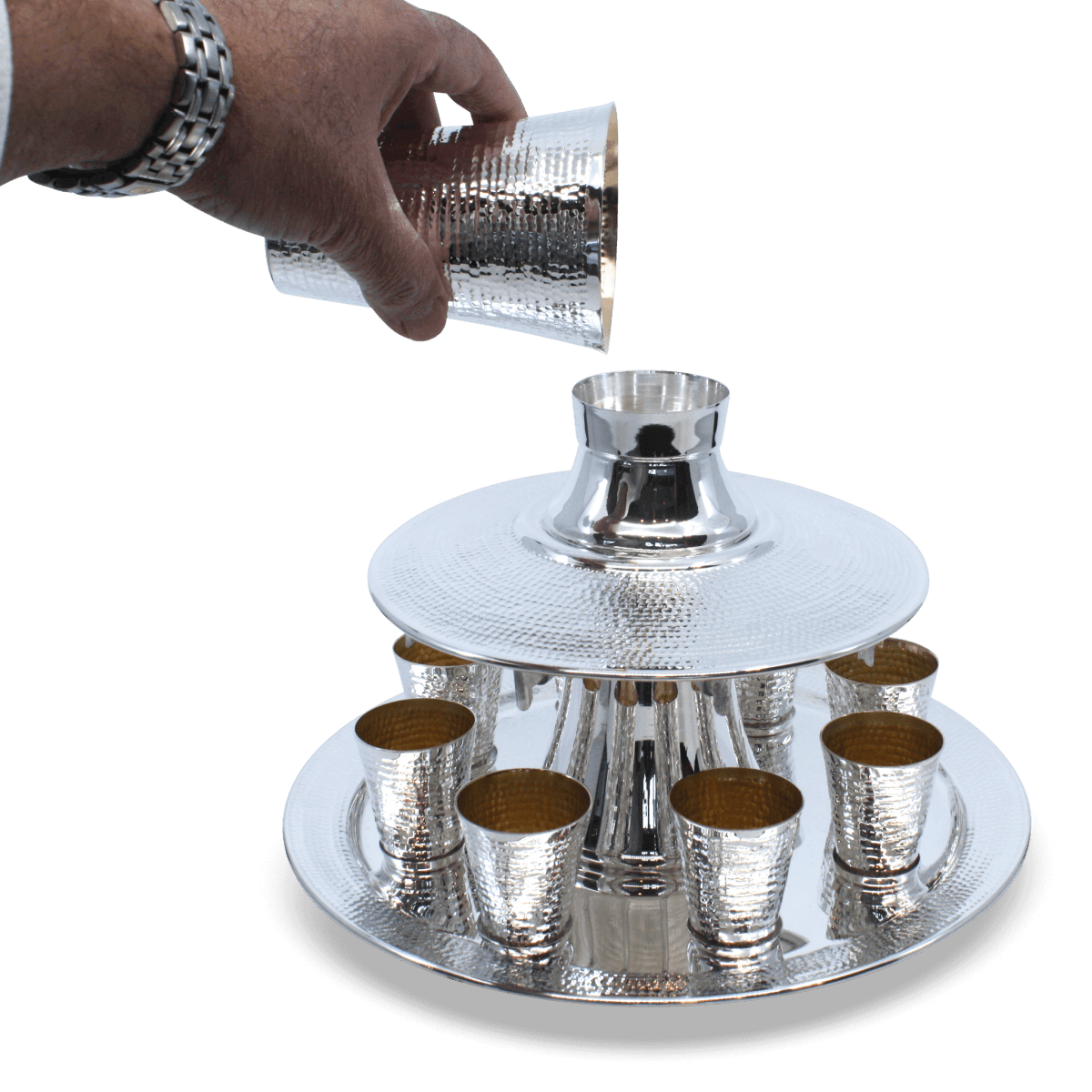 Spotted Kiddush Fountain - 6, 8 or 12 Guests - Zion Hadad - JLuxury