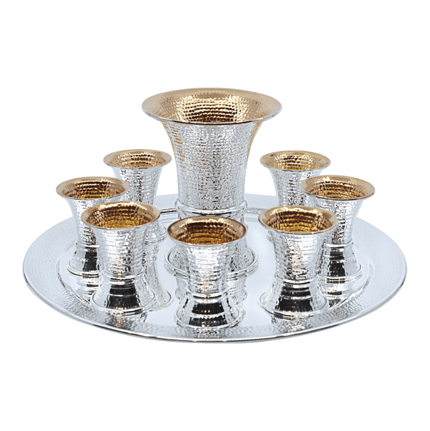 Spotted Kiddush Set - 8 Guests - Zion Hadad - JLuxury