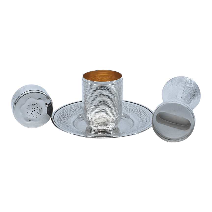 Sterling Silver Bottle Havdallah Set - Zion Hadad - JLuxury