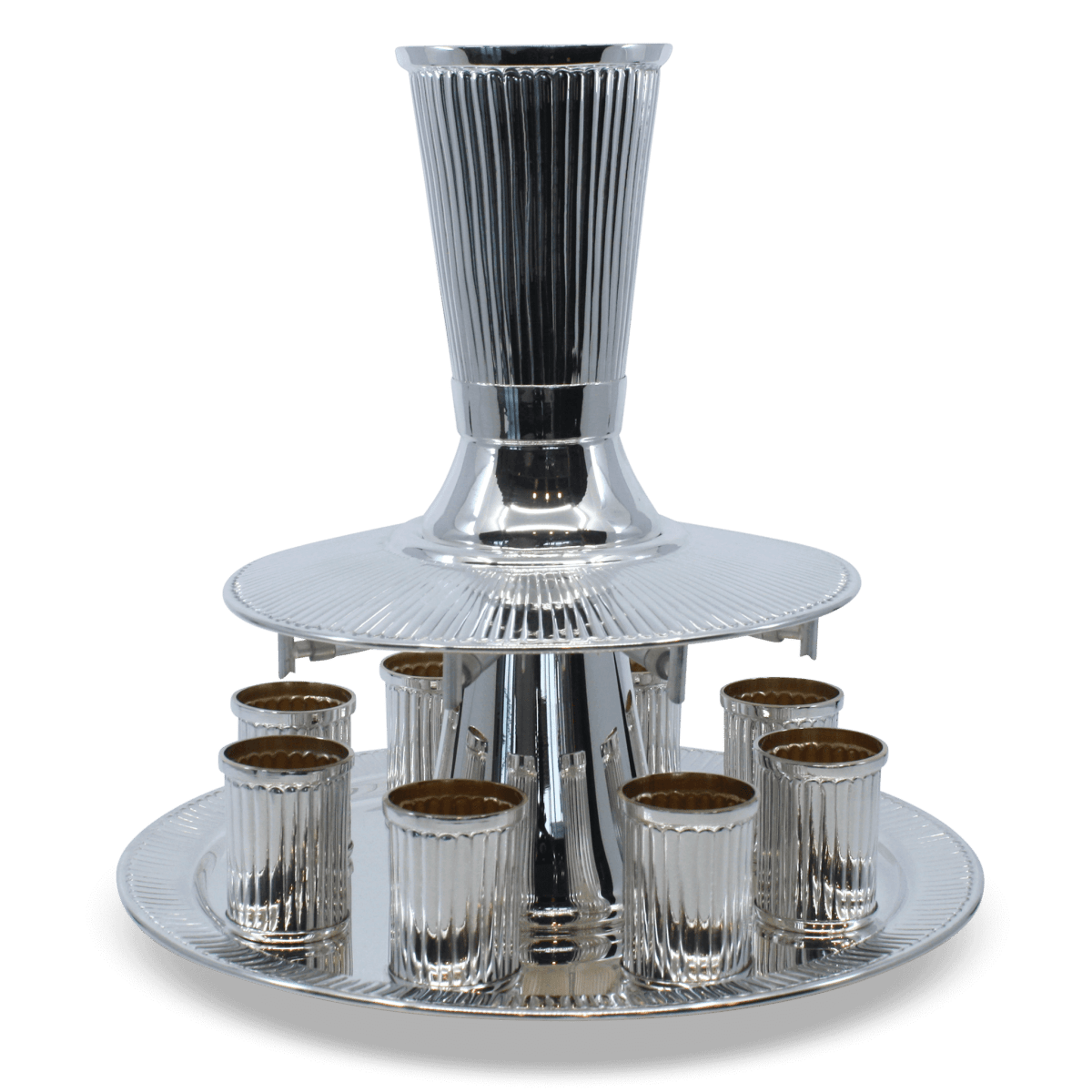 Striped Shabbat Wine Fountain - Zion Hadad - JLuxury