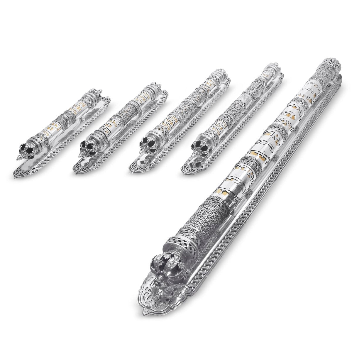 Traditional Mezuzah Case "Shomer Dlatot" - Zion Hadad - JLuxury
